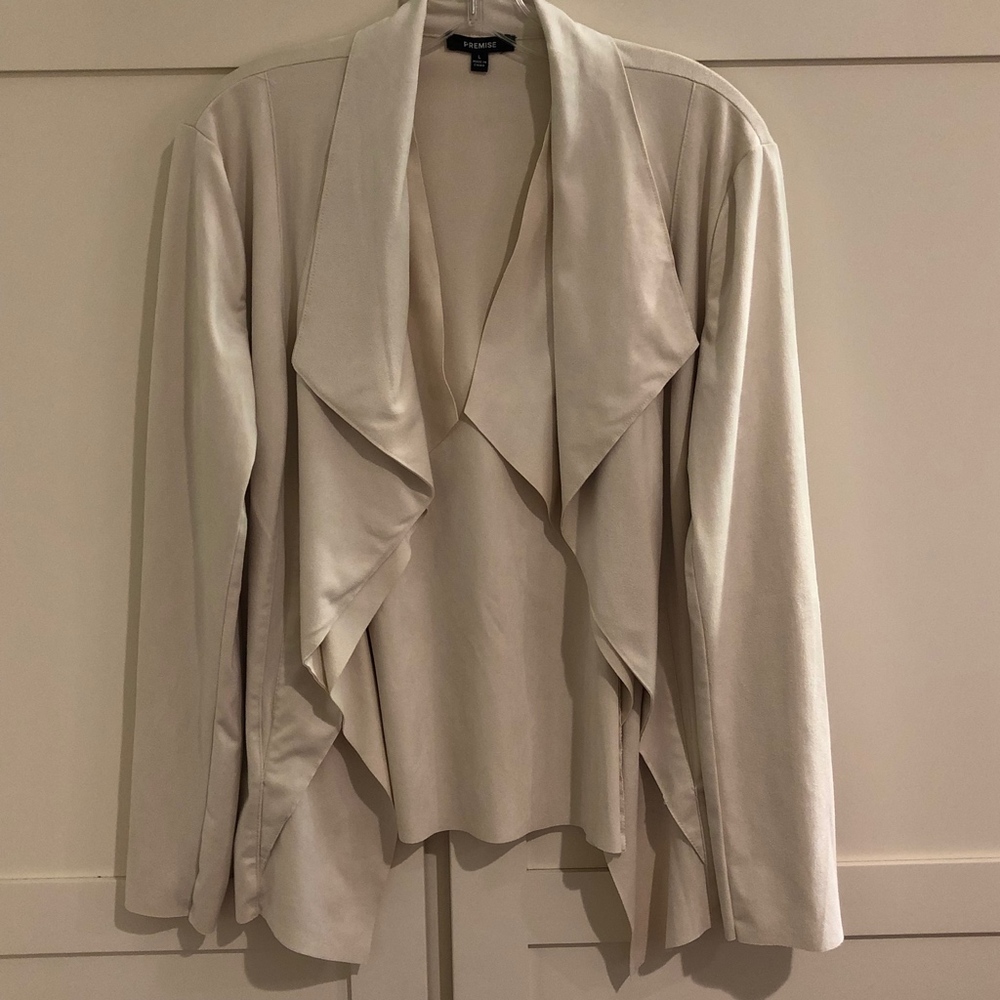 🍉 Premise Suede Texture Layered Jacket Size L